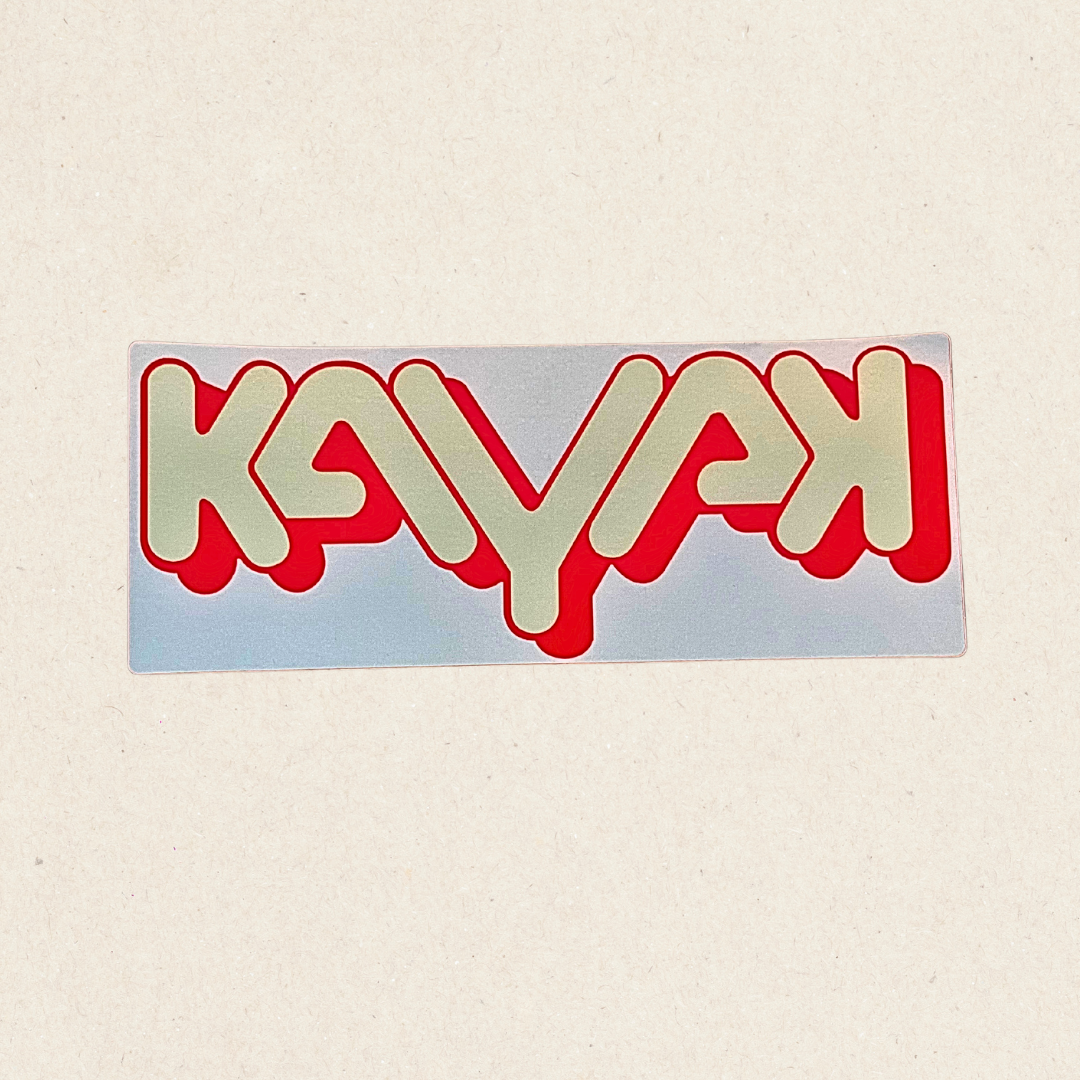 Kayak Logo Bumper Sticker