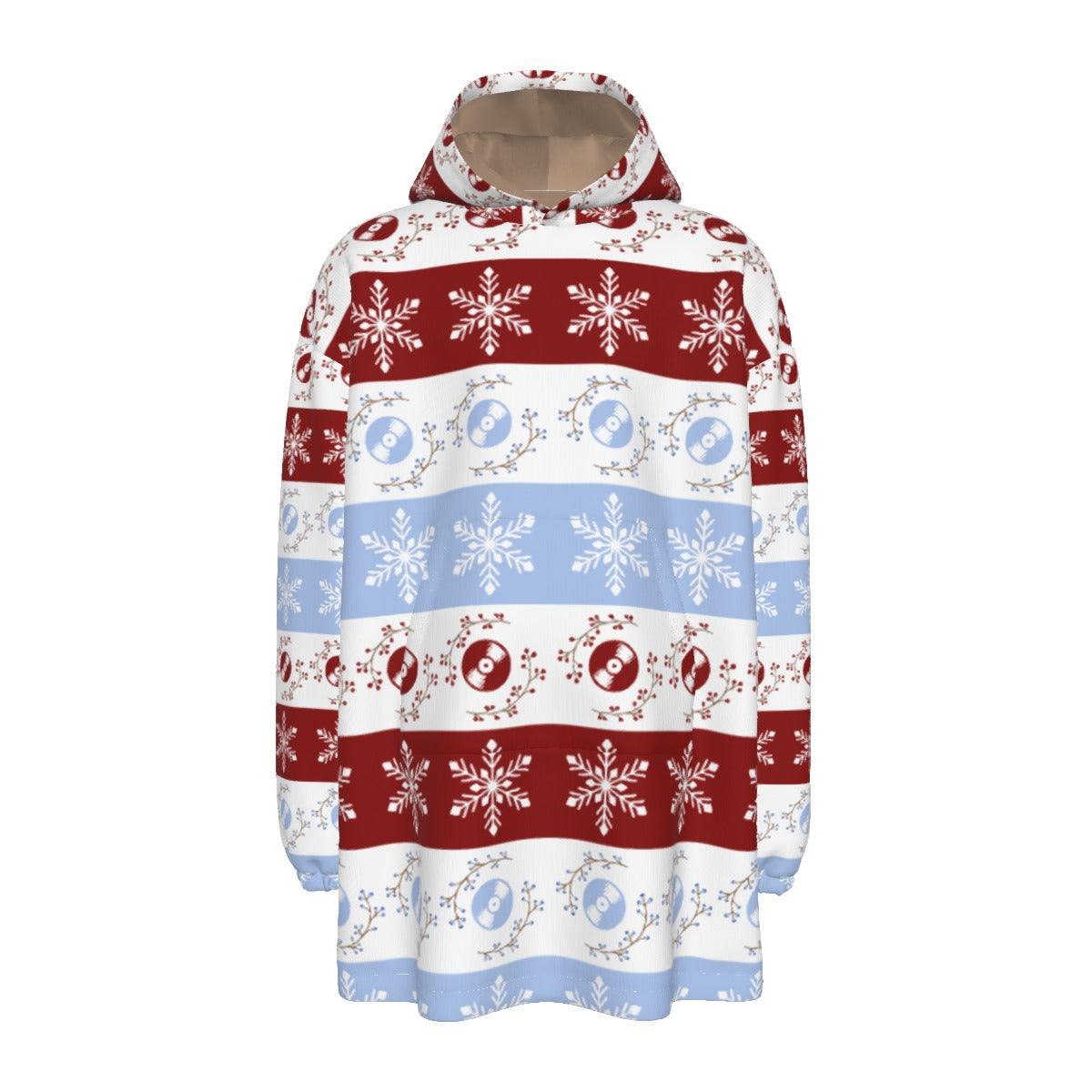 RRUS Christmas Oversized Sherpa Hoodie