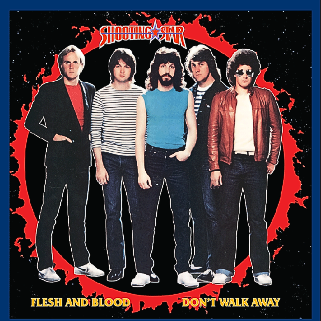 Shooting Star - Flesh And Blood/Don't Walk Away [7"LP/33 1/3 RPM] Orange Vinyl Single - Renaissance Records US