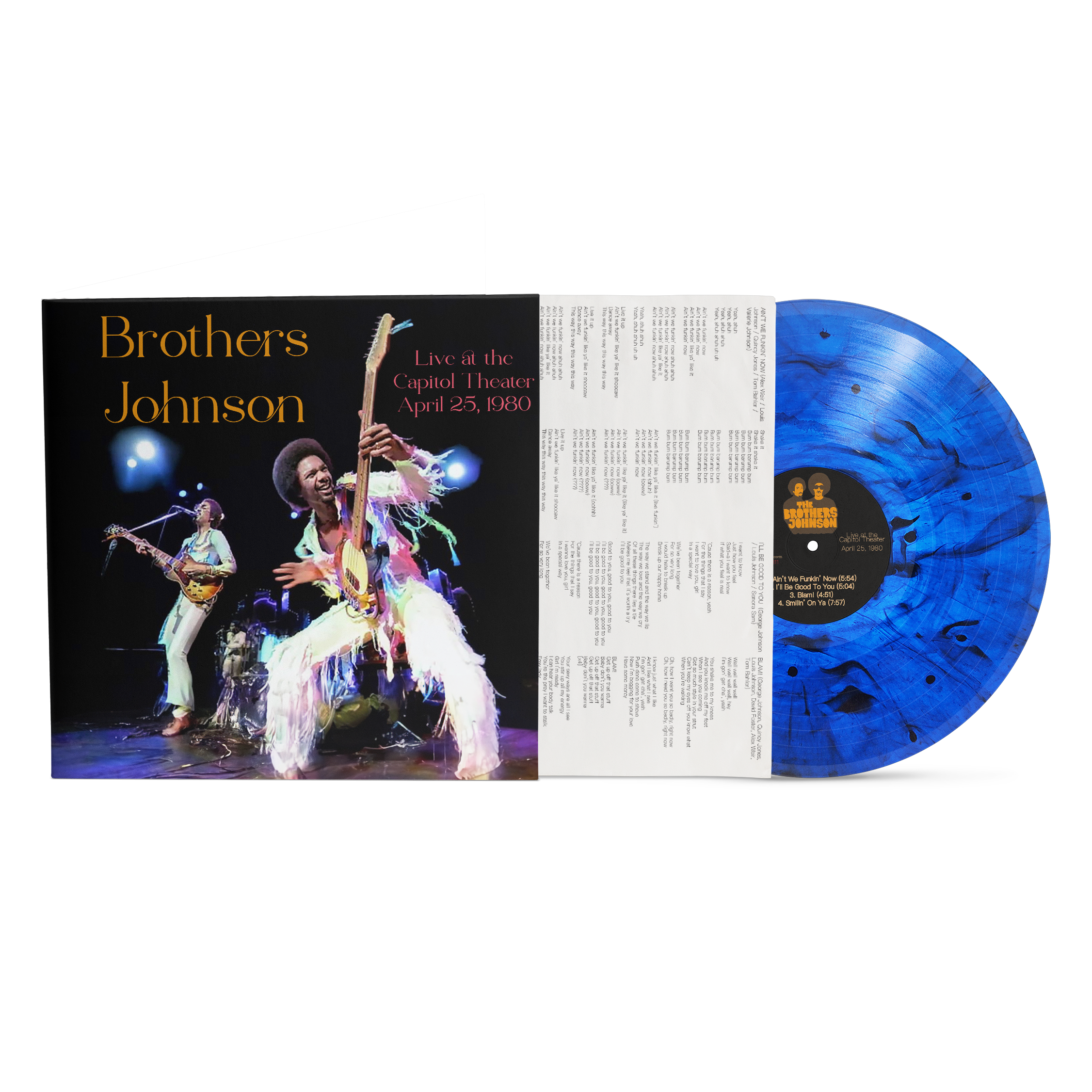 Brothers Johnson - Live at the Capitol Theater 04/25/1980 [LP] Blue Marble