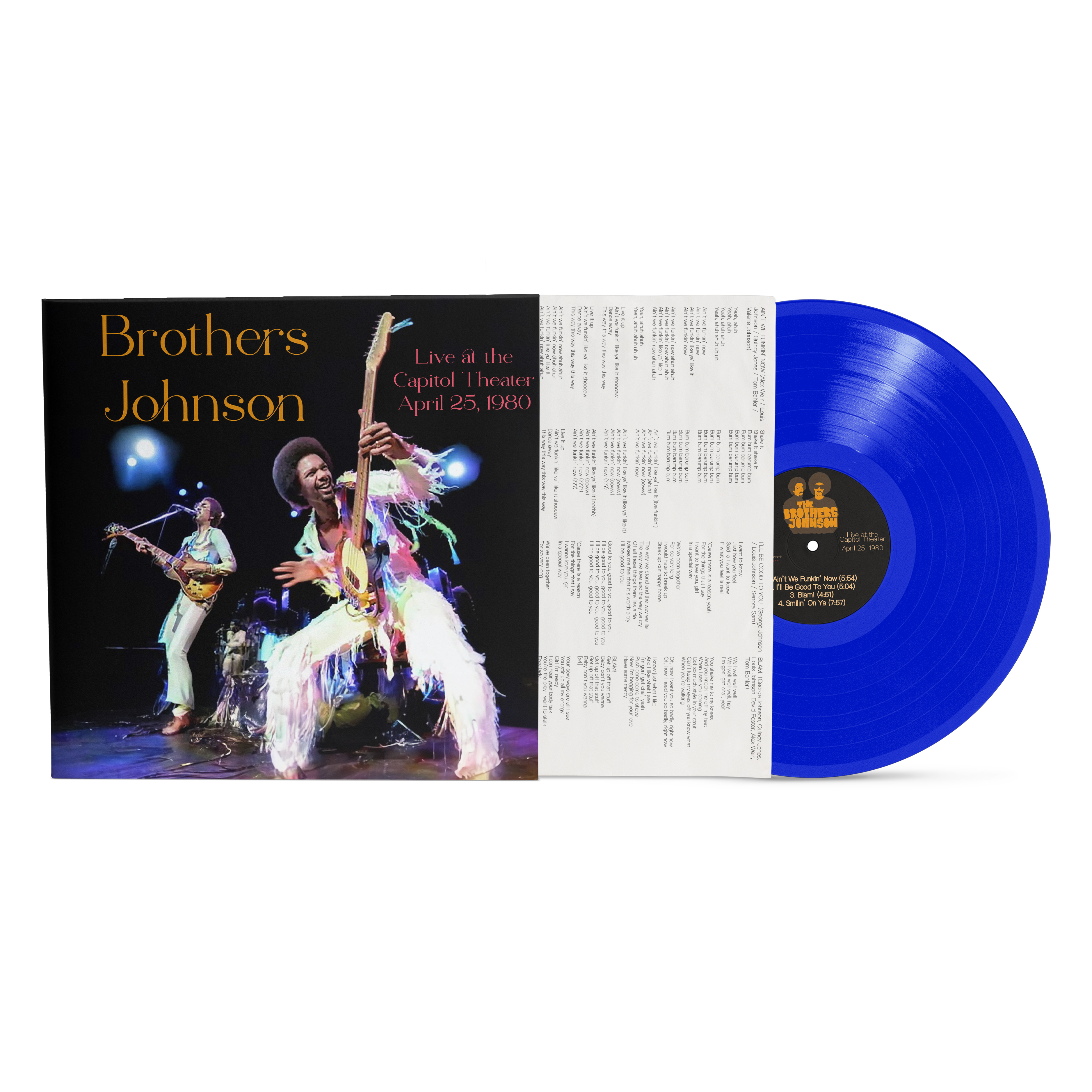 The Brothers Johnson - Live at the Capitol Theater 04/25/1980 [LP] Blue