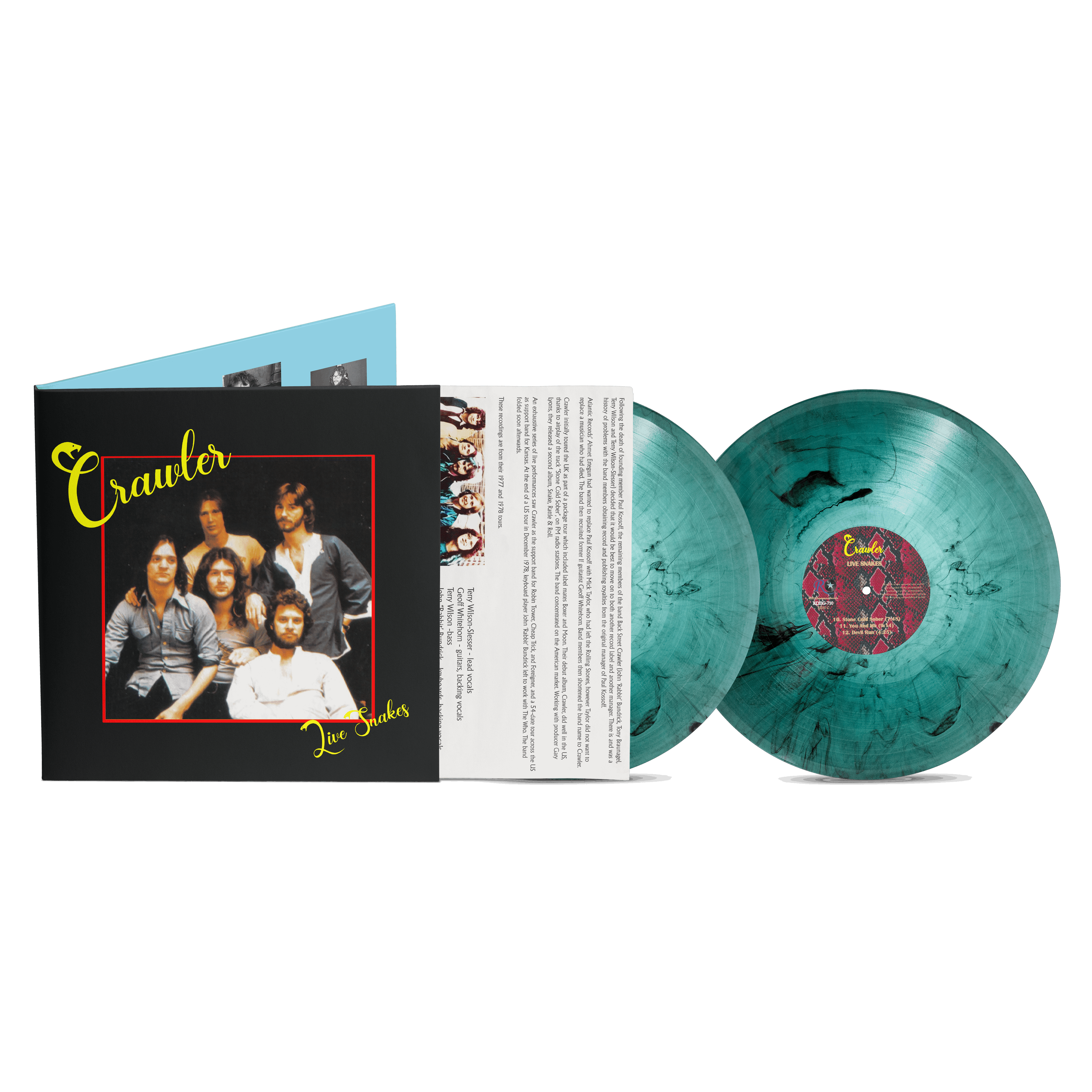 Crawler - Live Snakes [2LP] Turquoise Marble