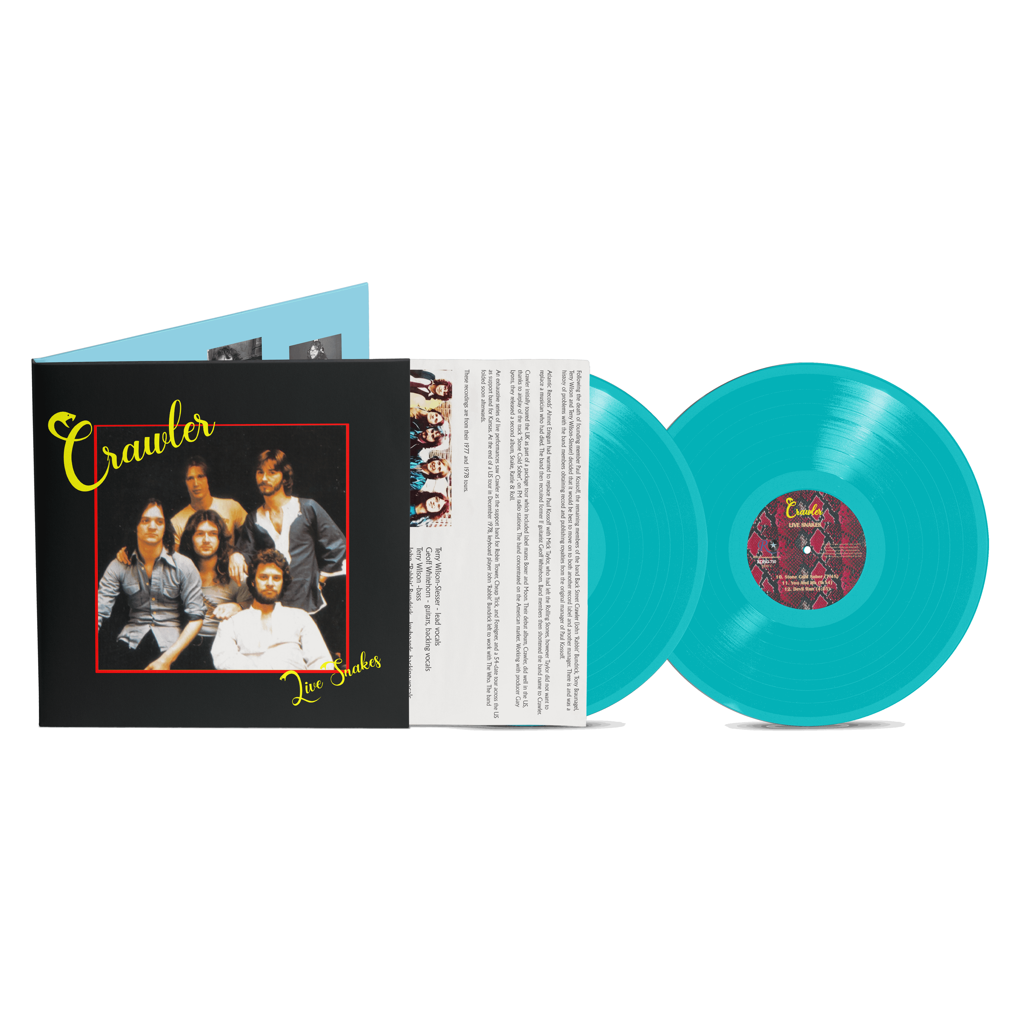 Crawler - Live Snakes [2LP] Turquoise