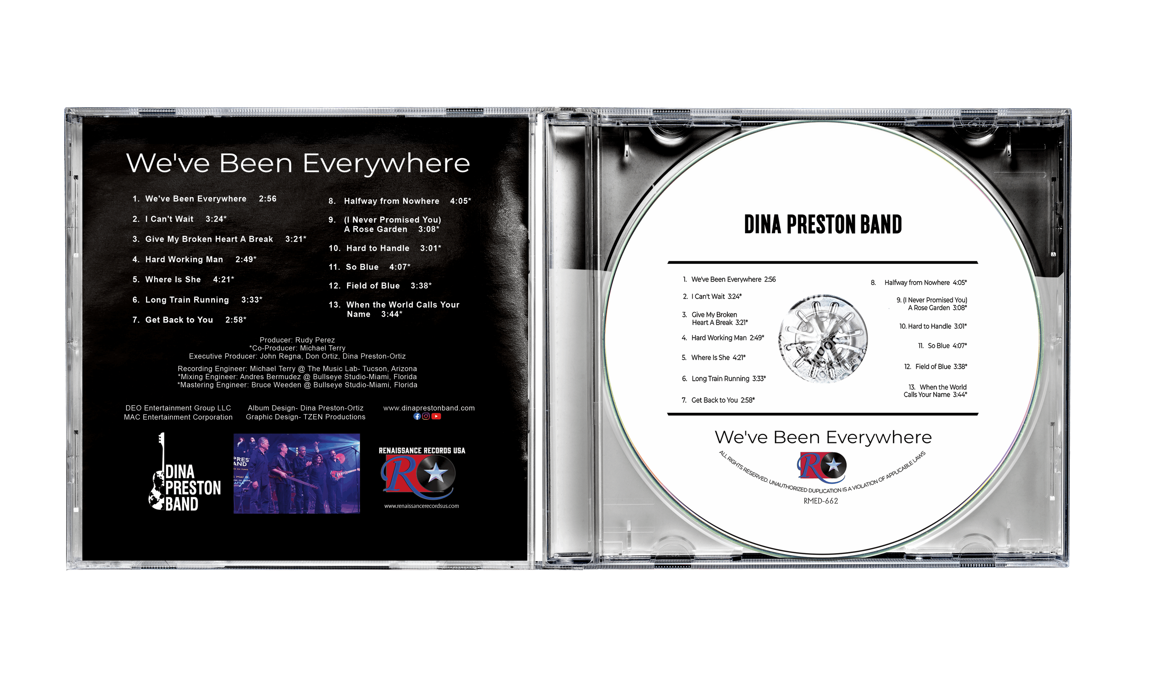 Dina Preston Band - We've Been Everywhere Bundle