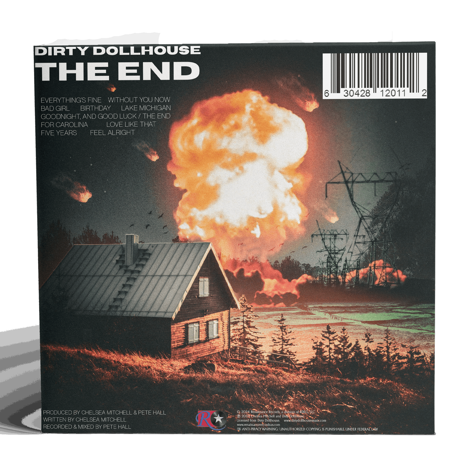 Dirty Dollhouse - The End [LP] Orange Smoke Marble