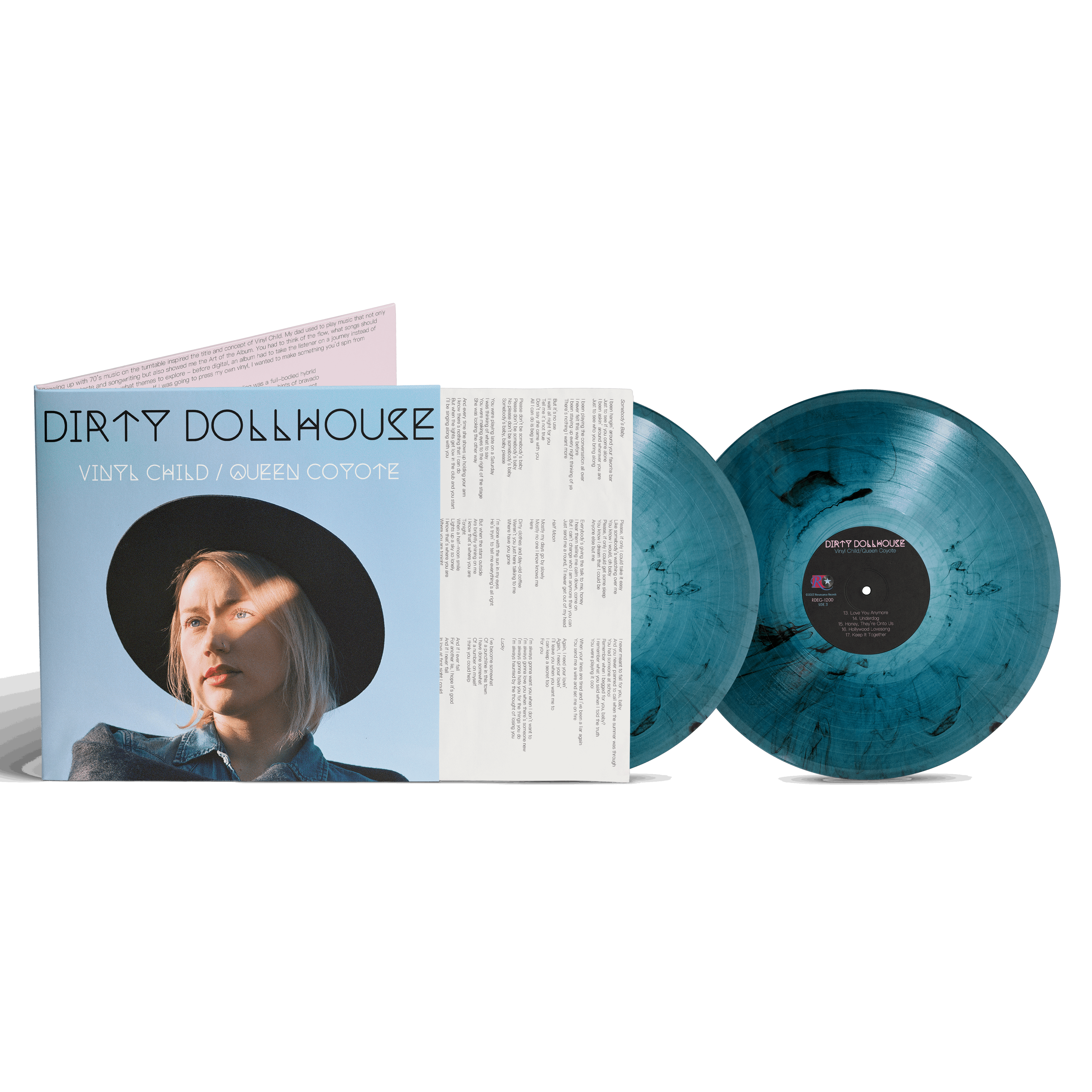 Dirty Dollhouse - Vinyl Child/Queen Coyote [2LP] Blue Marble