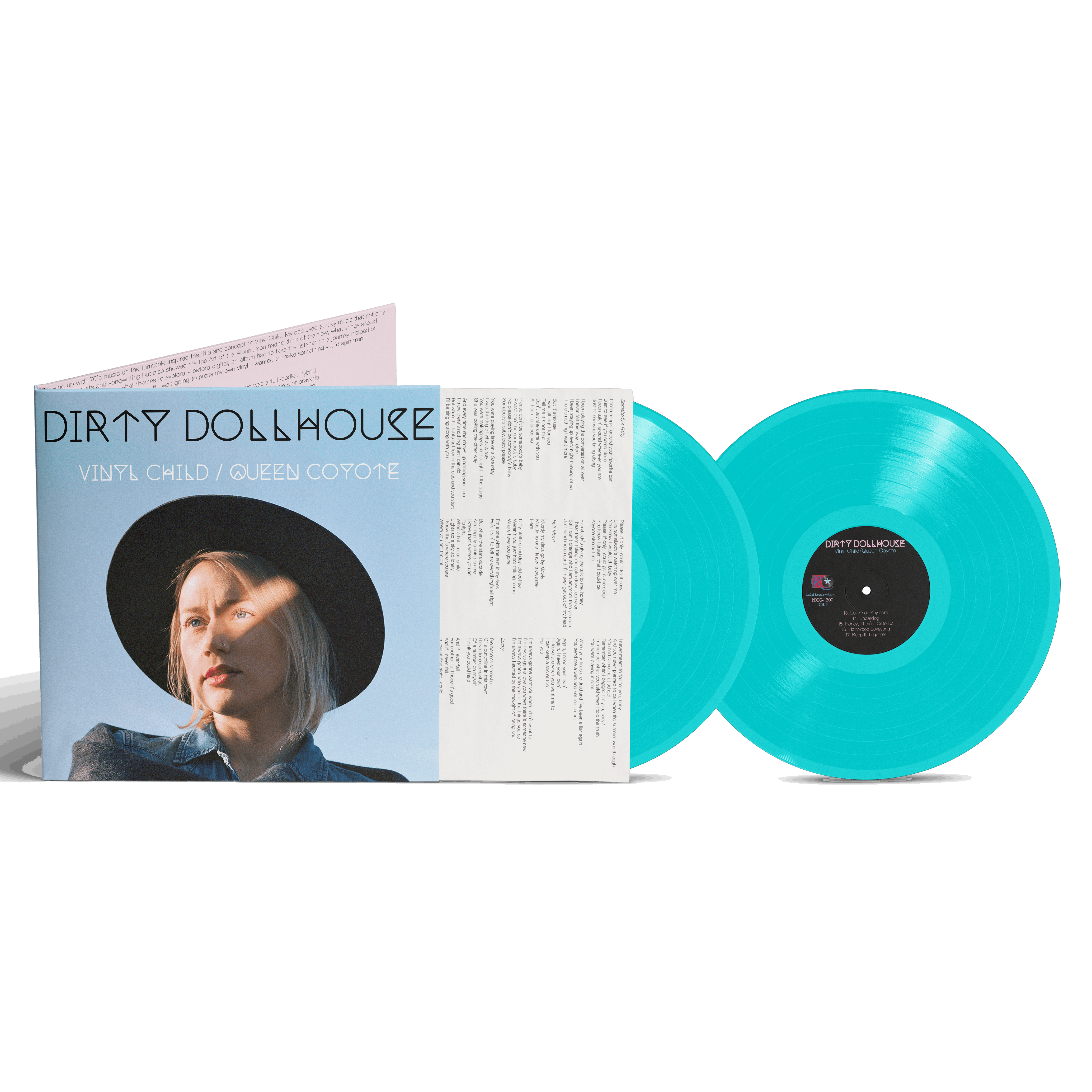 Dirty Dollhouse - Vinyl Child/Queen Coyote [2LP] Turquoise