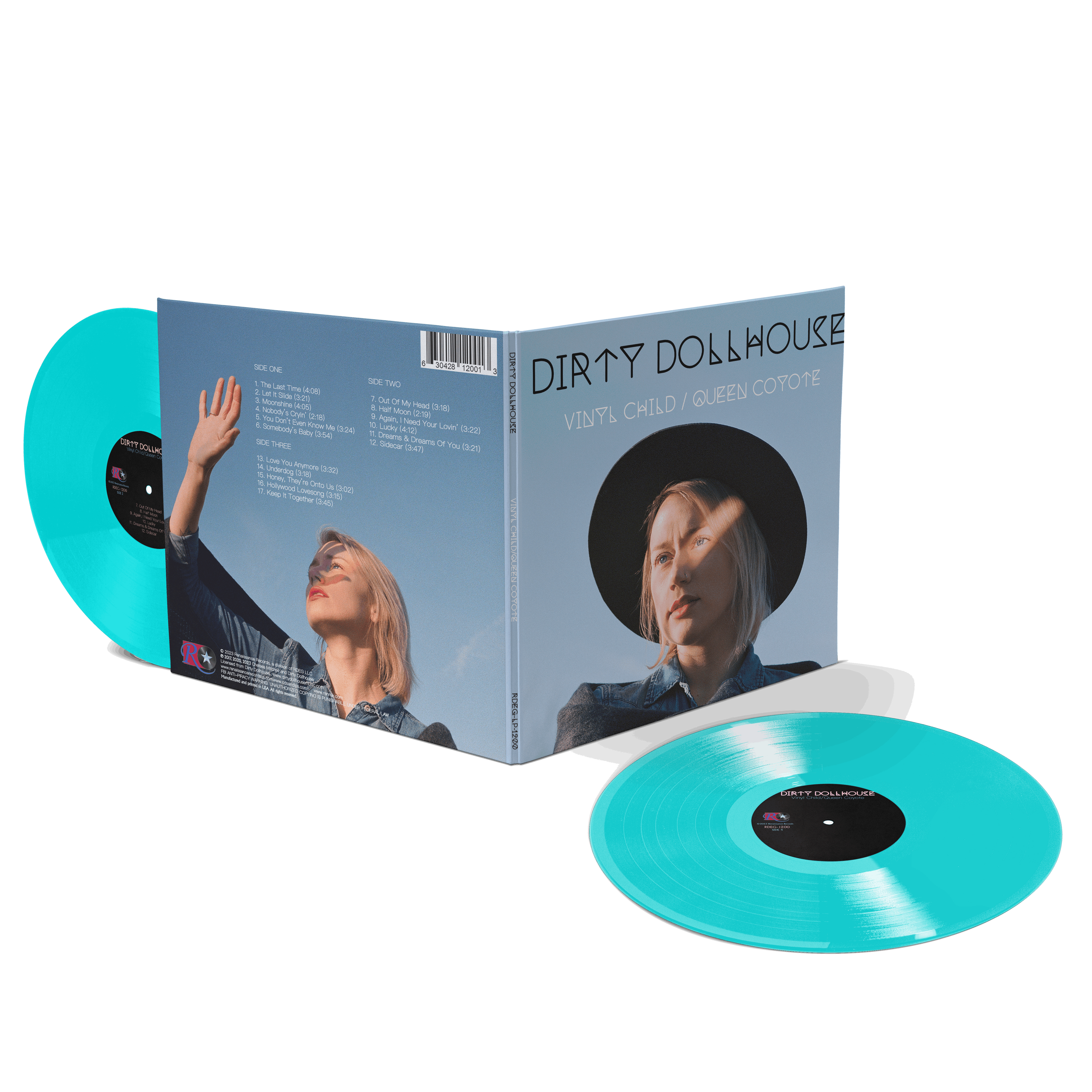 Dirty Dollhouse - Vinyl Child/Queen Coyote [2LP] Turquoise