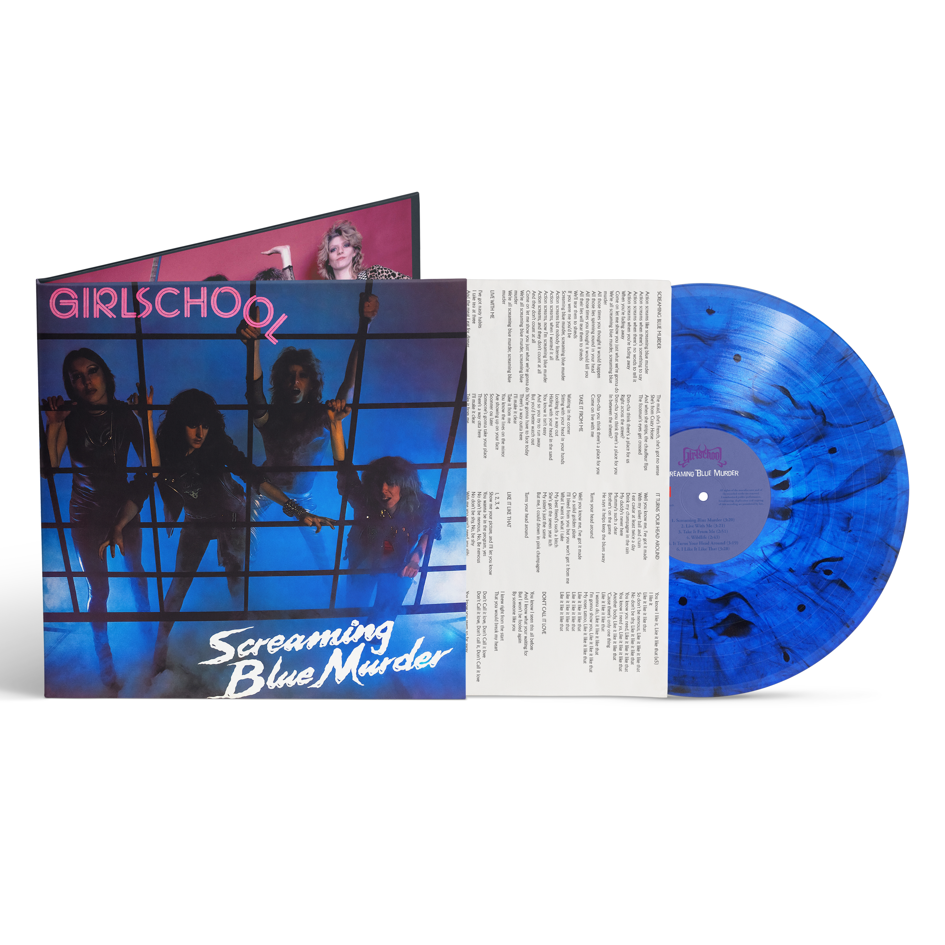 Girlschool - Screaming Blue Murder [LP] Blue Marble