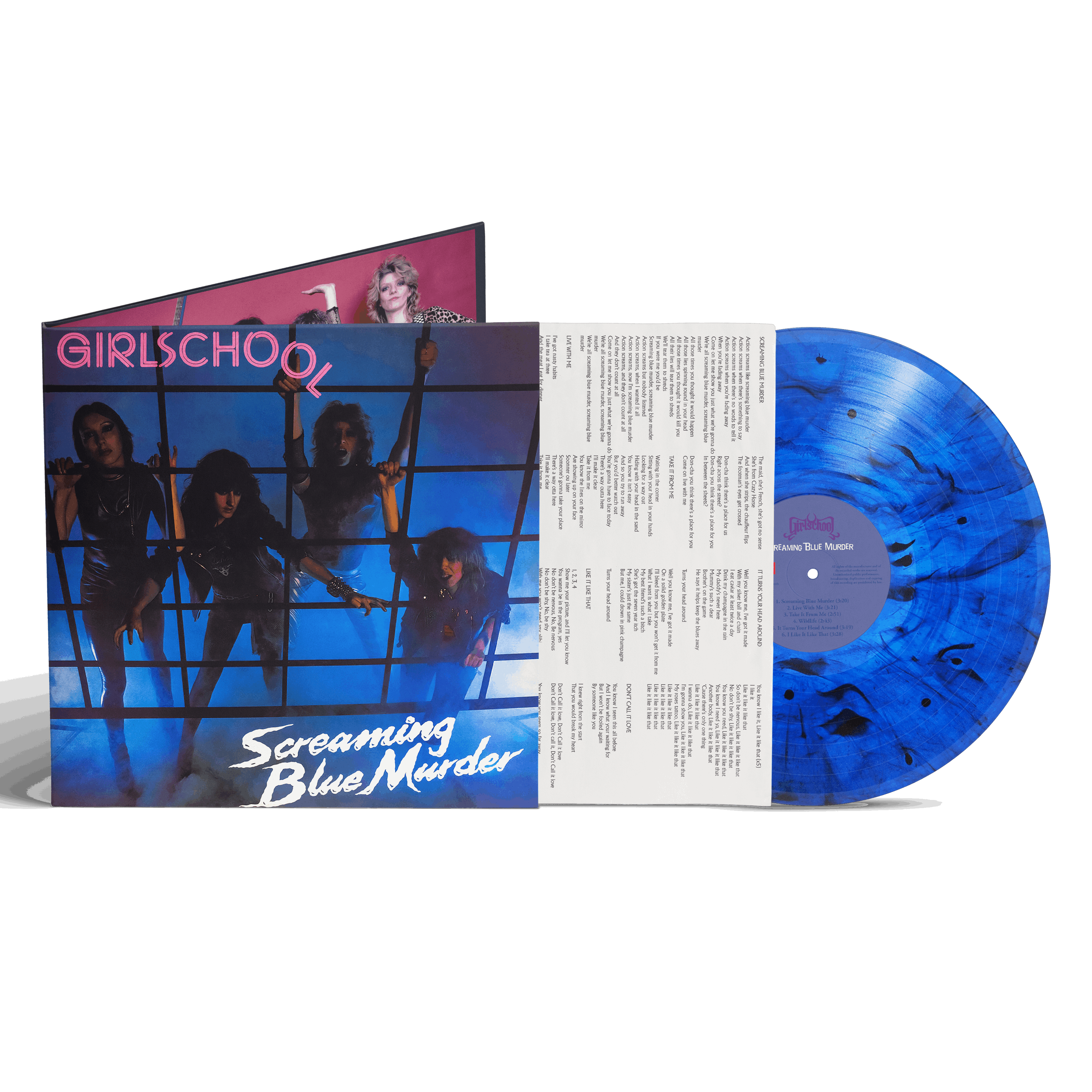 Girlschool - Screaming Blue Murder [LP] Blue Marble