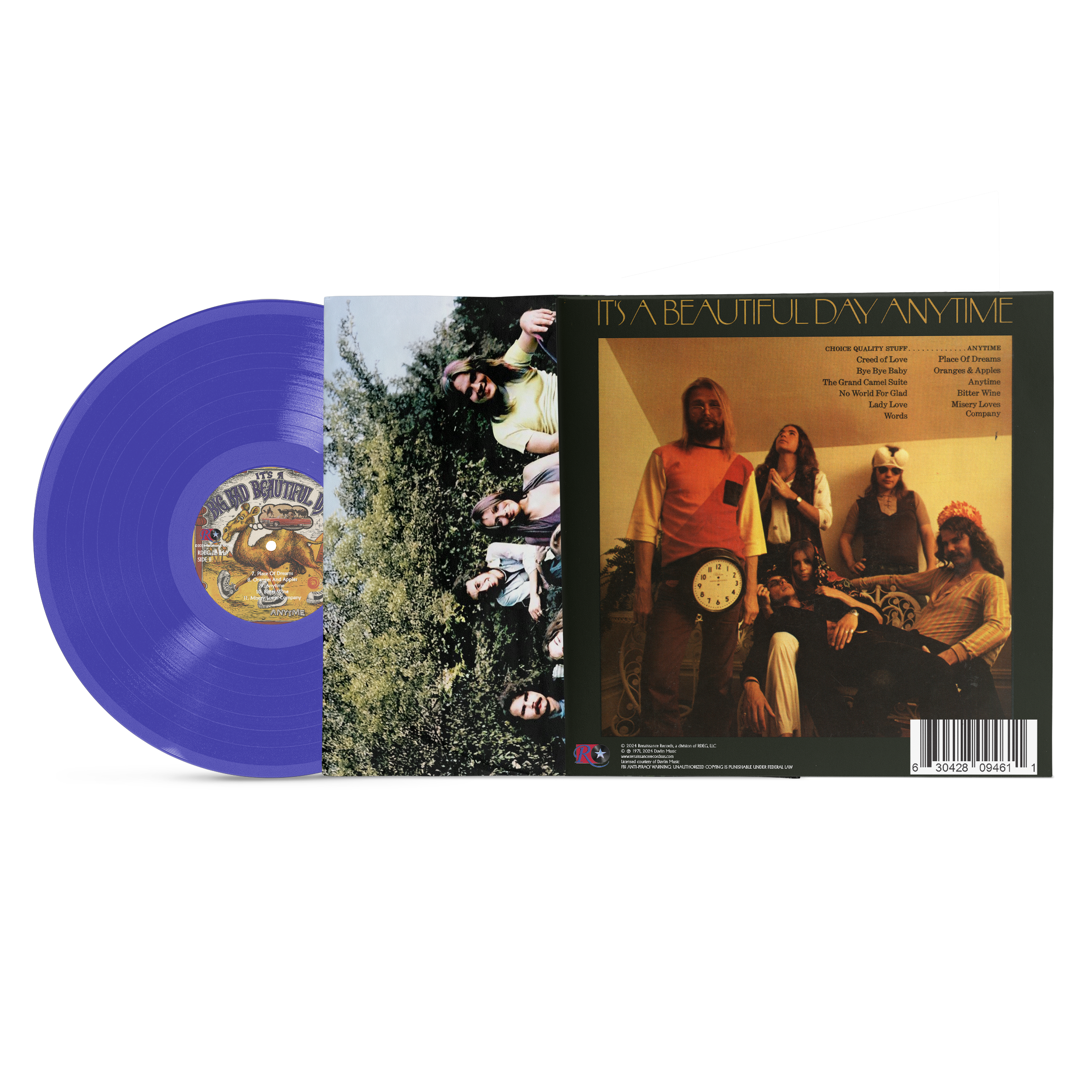 It's A Beautiful Day - Choice Quality Stuff / Anytime [LP] Purple