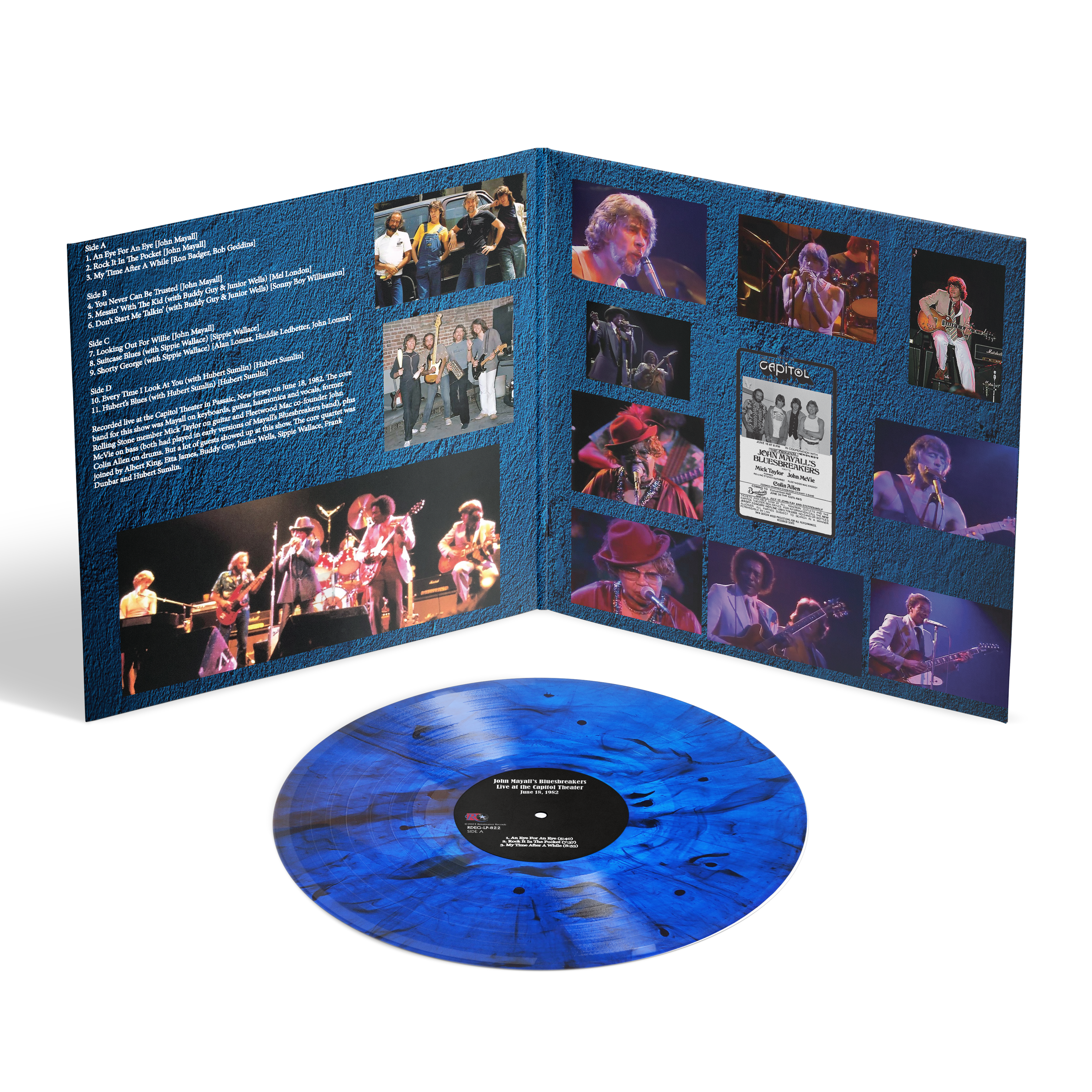 John Mayall's Bluesbreakers - Live at the Capitol Theater 06/18/82 - Part1 [2LP] Blue Marble