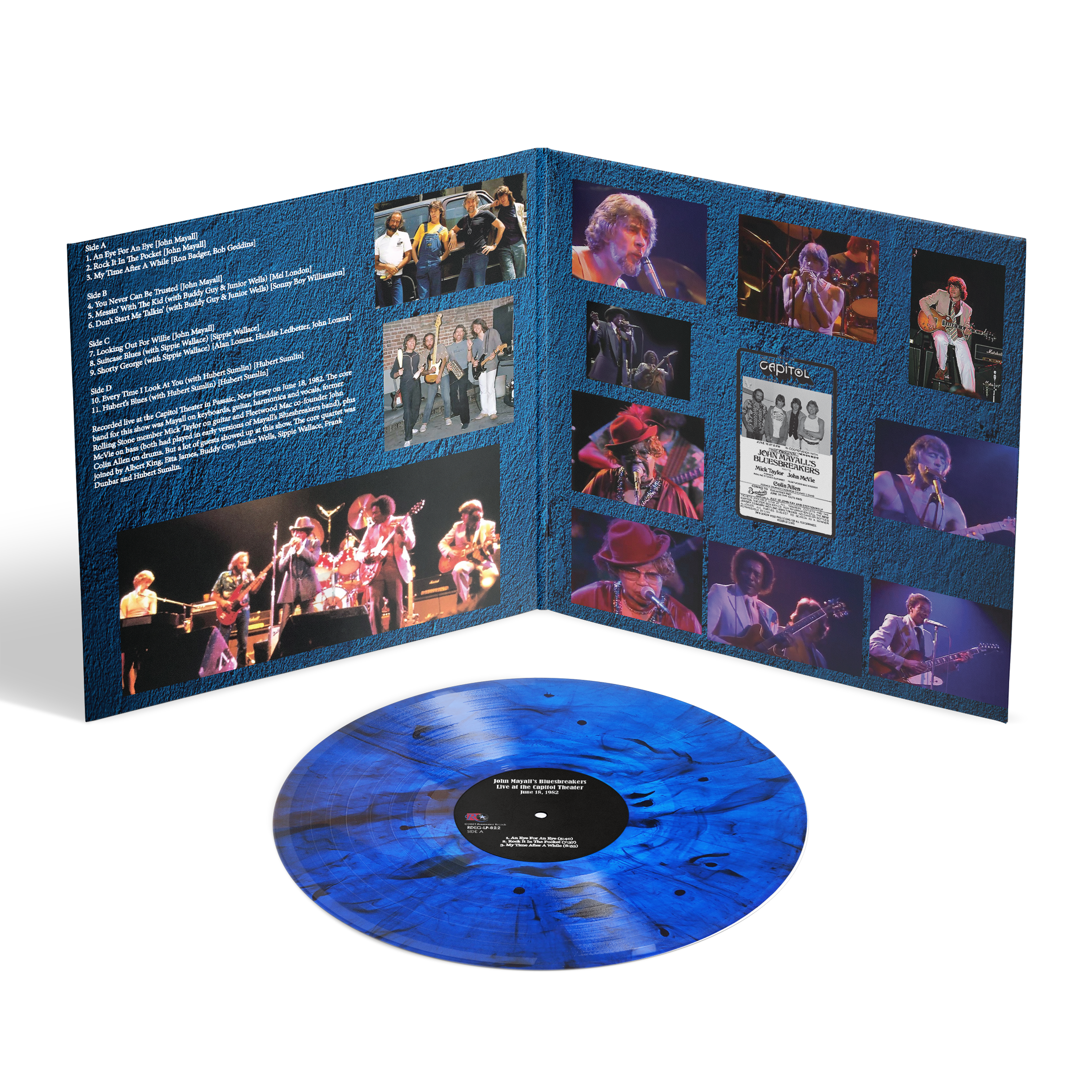 John Mayall's Bluesbreakers - Live at the Capitol Theater 06/18/82 - Part1 [2LP] Blue Marble