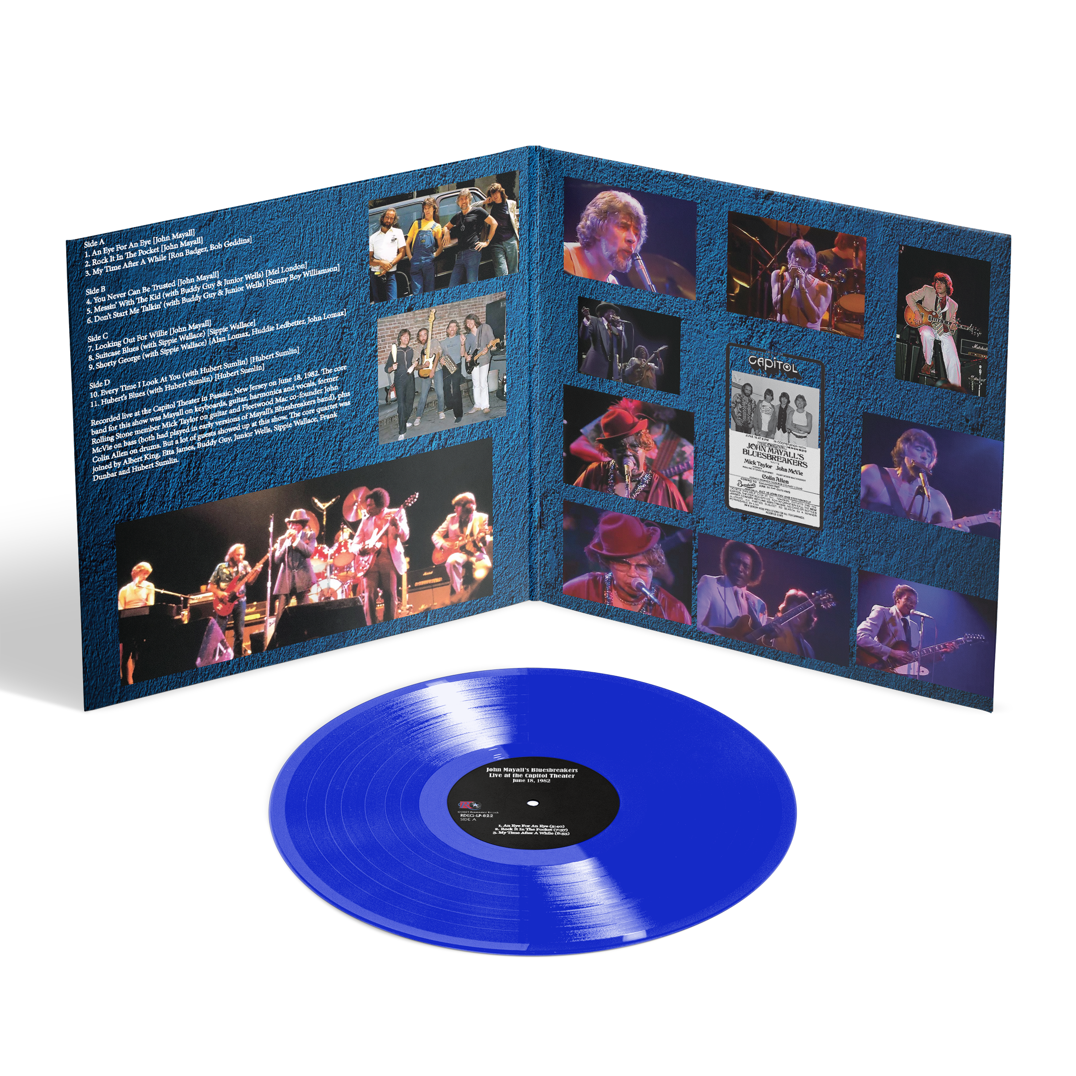 John Mayall's Bluesbreakers - Live at the Capitol Theater 06/18/82 - Part 1 [2LP] Blue