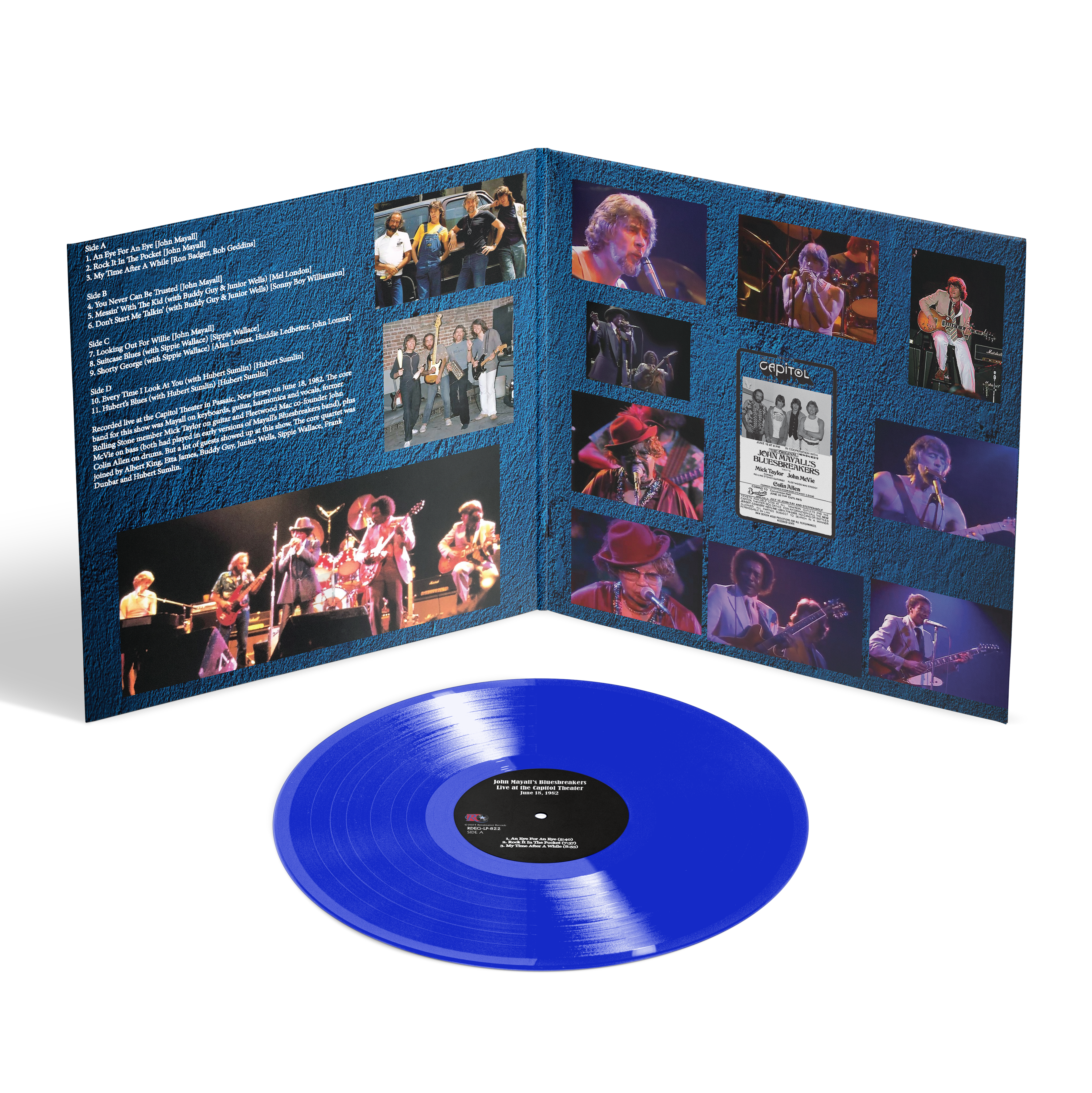 John Mayall's Bluesbreakers - Live at the Capitol Theater 06/18/82 - Set 1 [2LP] Blue