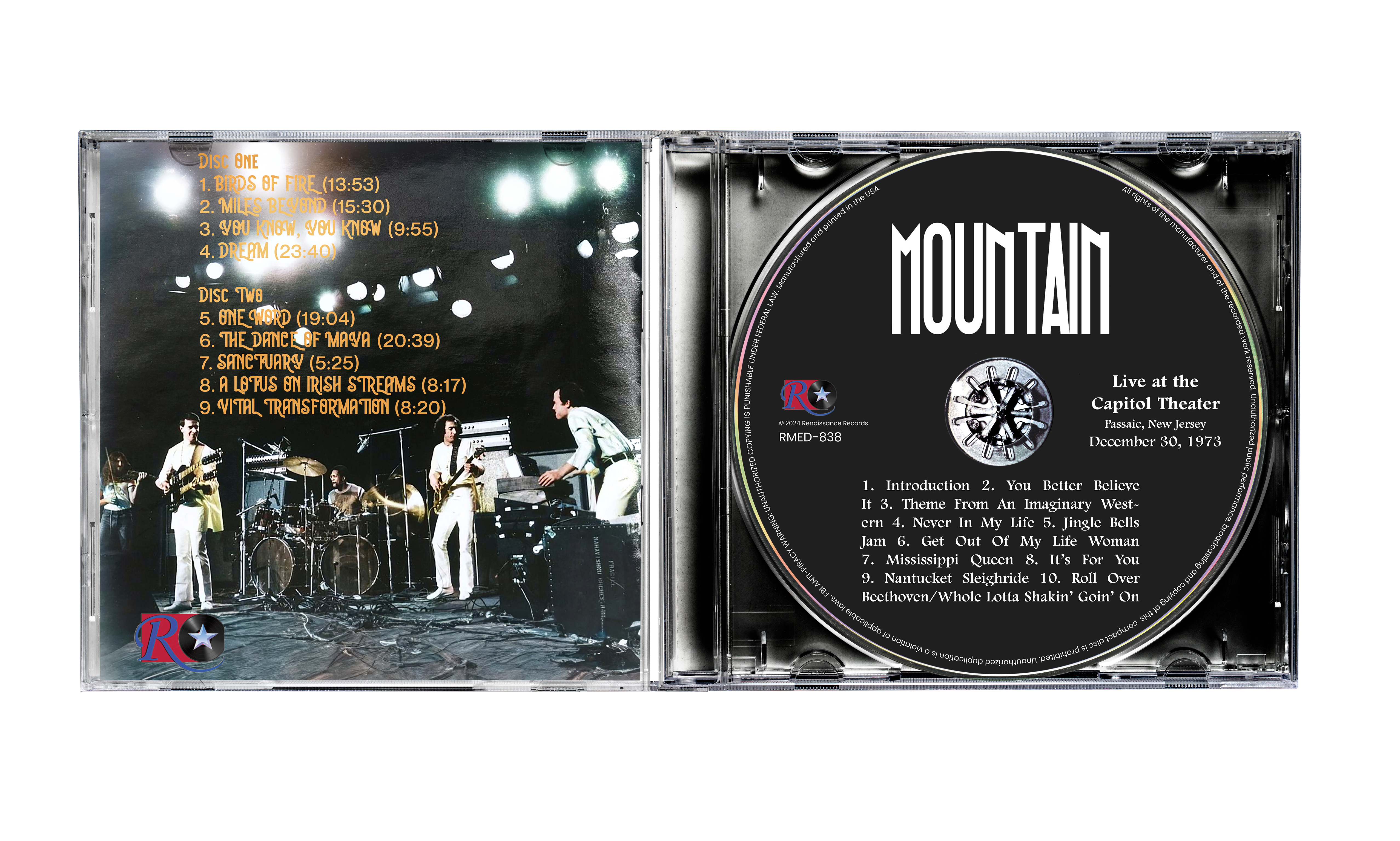 Mountain - Live at the Capitol Theater December 30, 1973 [CD]