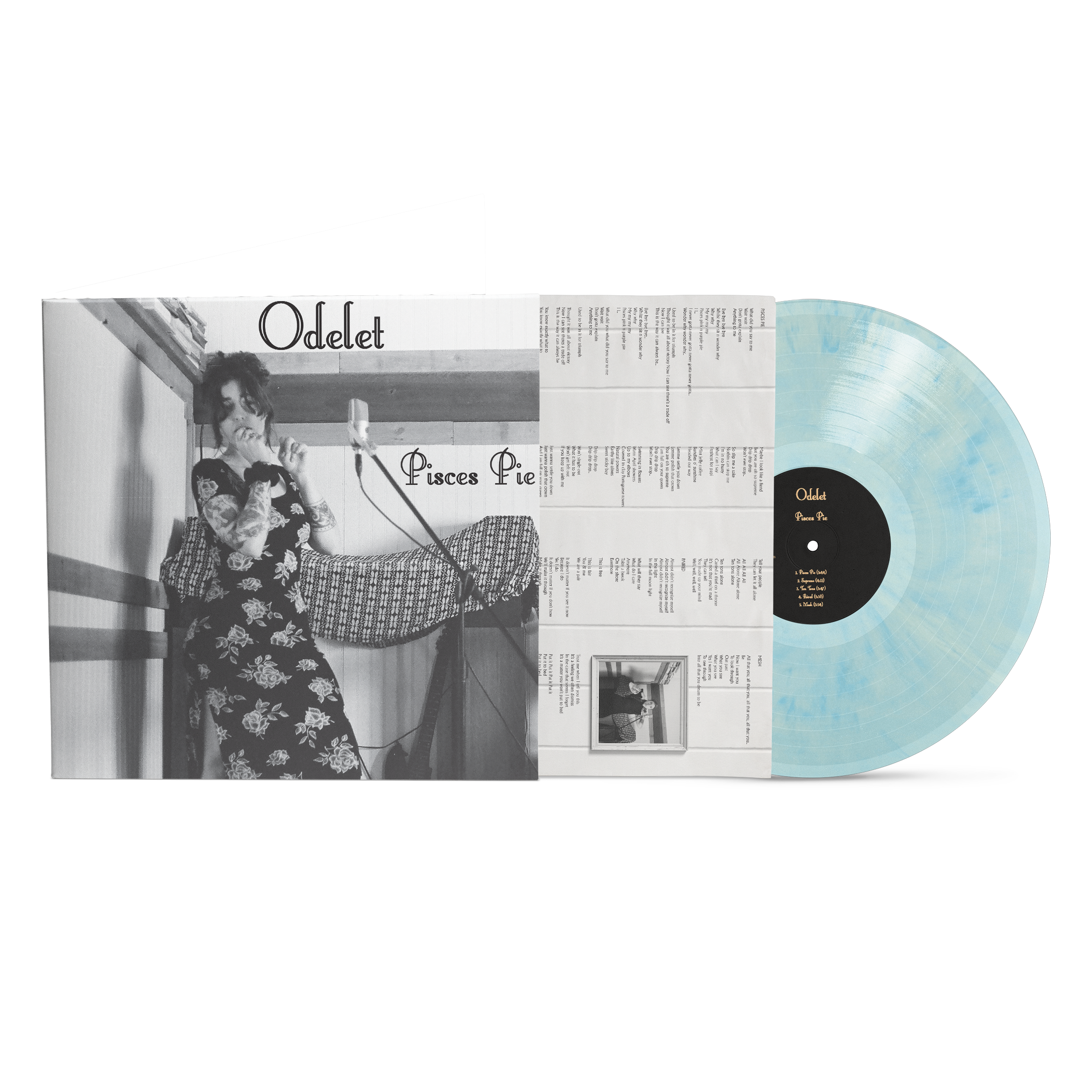 Odelet - Pisces Pie [LP] Blue Raspberry Cream