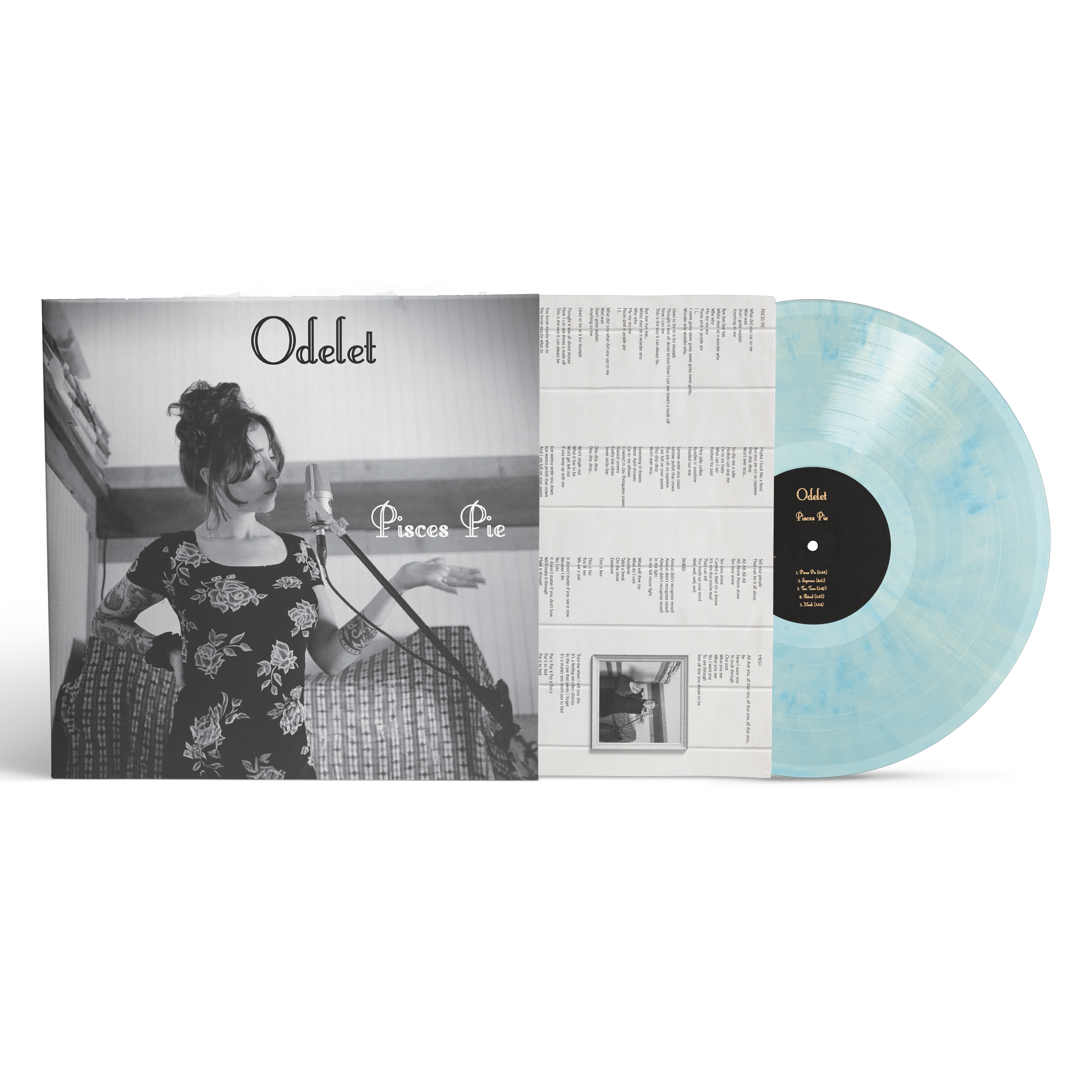 Odelet - Pisces Pie [LP] Blue Raspberry Cream