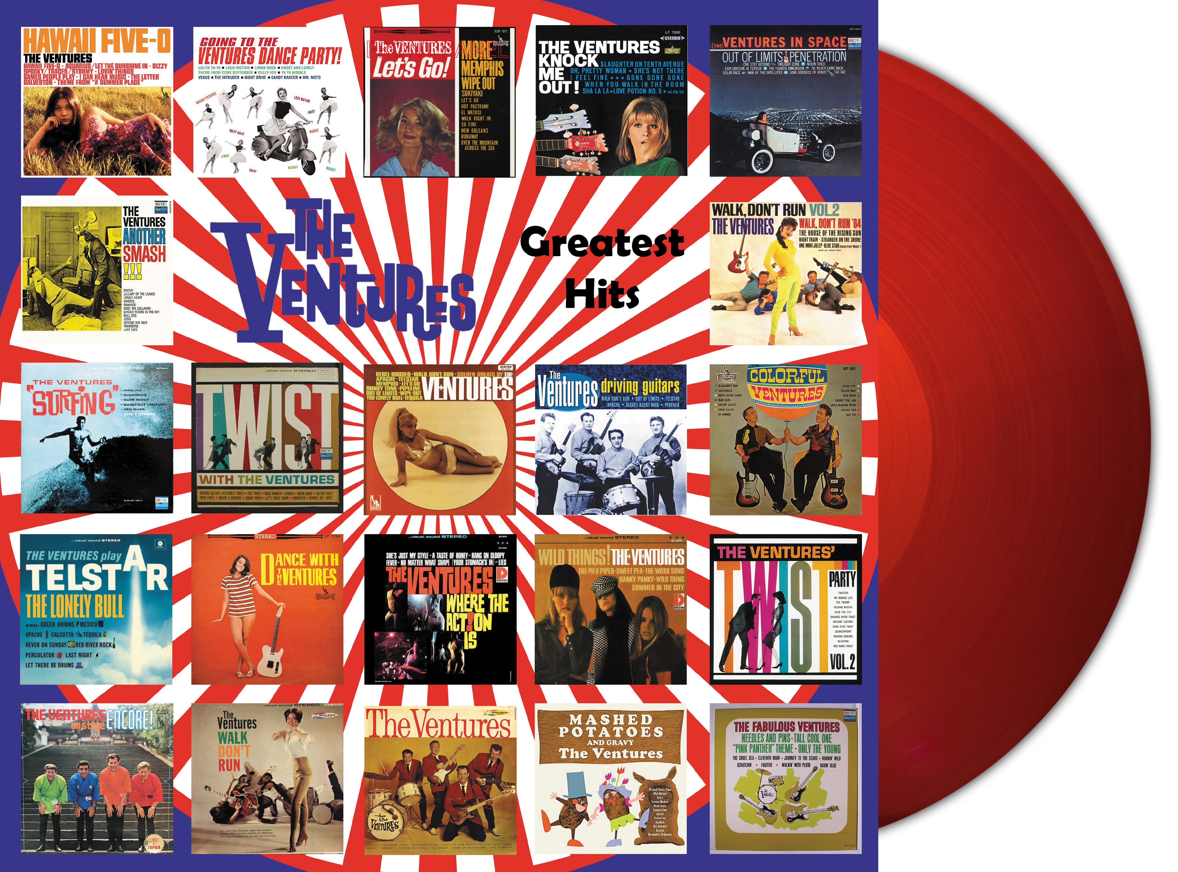 The Ventures - Greatest Hits [2LP] Red