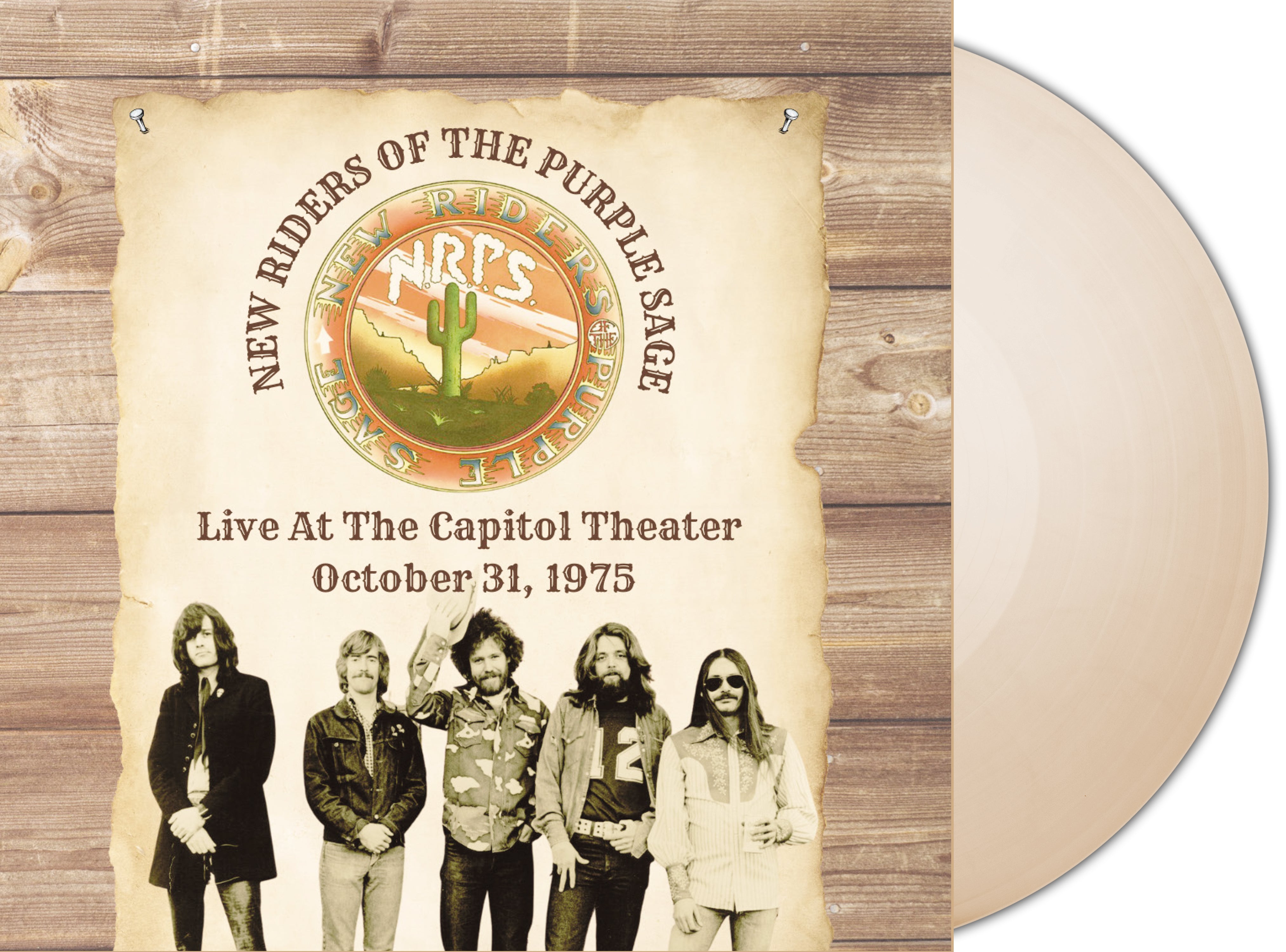 New Riders of the Purple Sage - Live At The Capitol Theater October 31, 1975 [2LP] Transparent