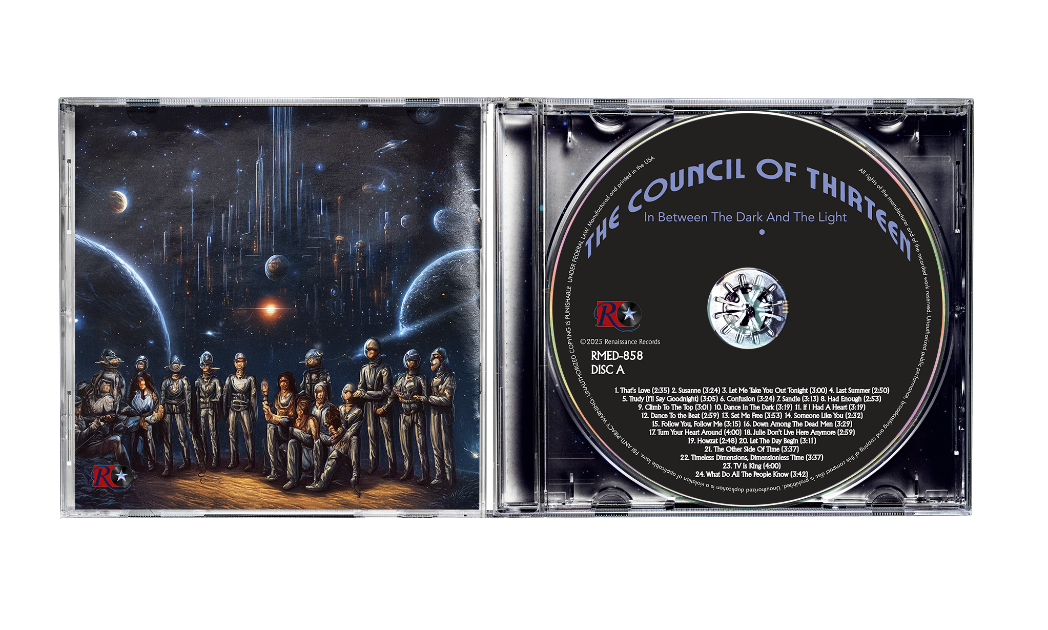 The Council Of Thirteen - In Between The Dark And The Light [CD]