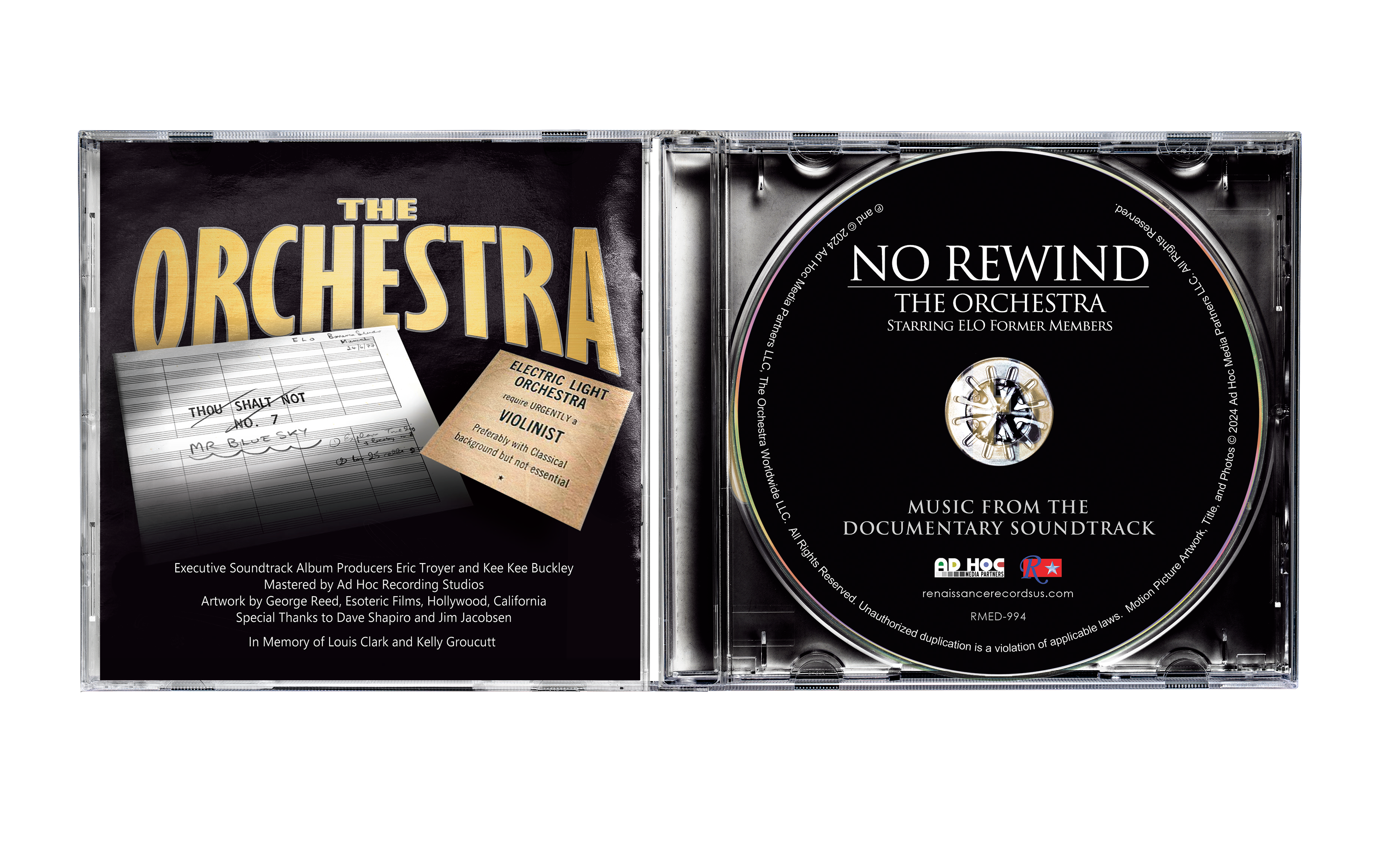 No Rewind: The Orchestra (Music from the Documentary Soundtrack) - [CD]