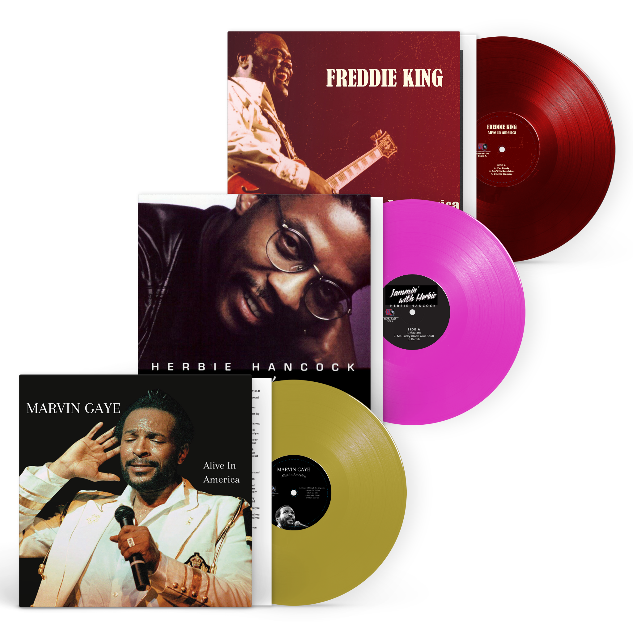 R&B Legends Bundle - Marvin Gaye, Freddie King & Herbie Hancock