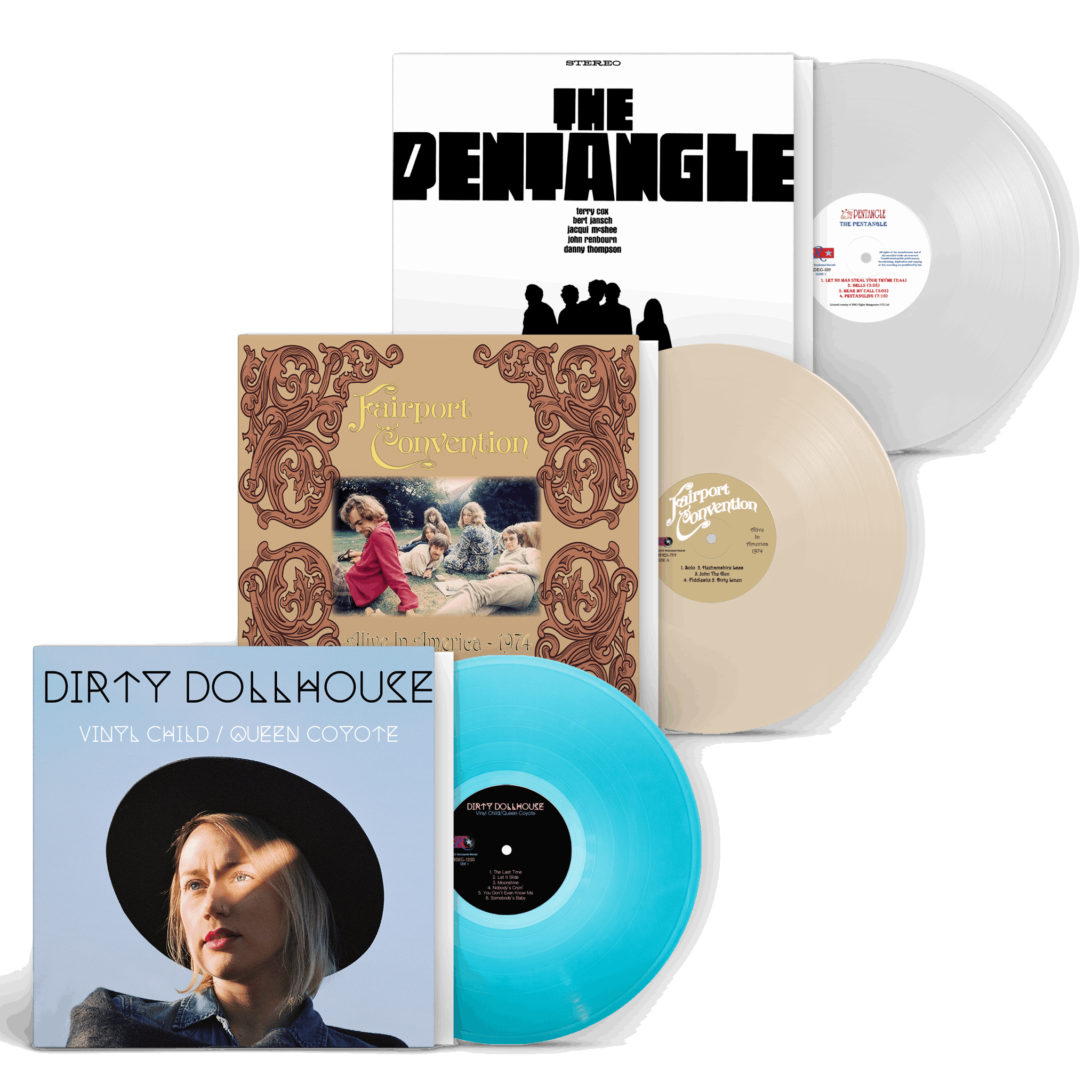 Indie/Folk Legends Bundle - Dirty Dollhouse, The Pentangle, & Fairport Convention