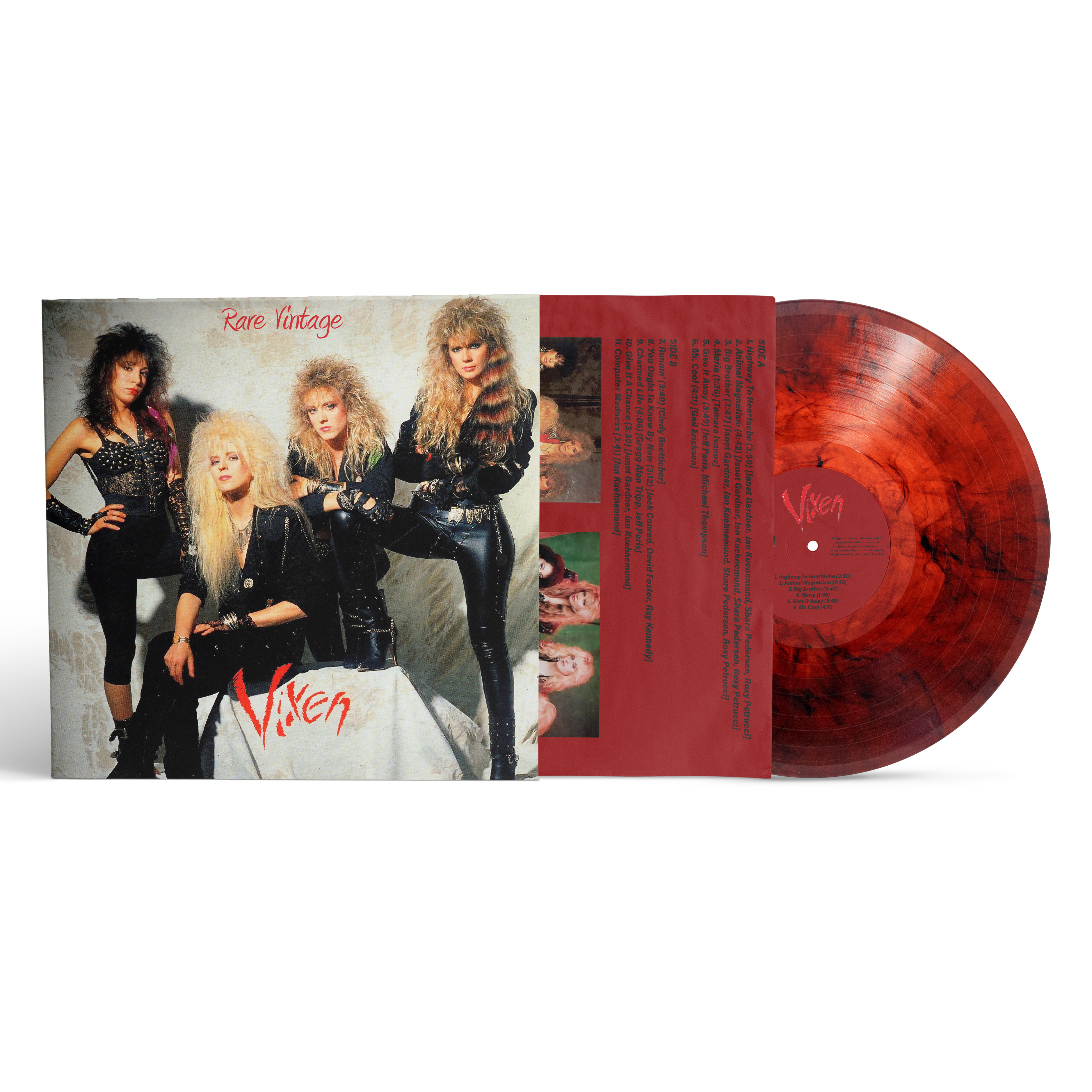 Vixen - Rare Vintage [LP] Red Marble