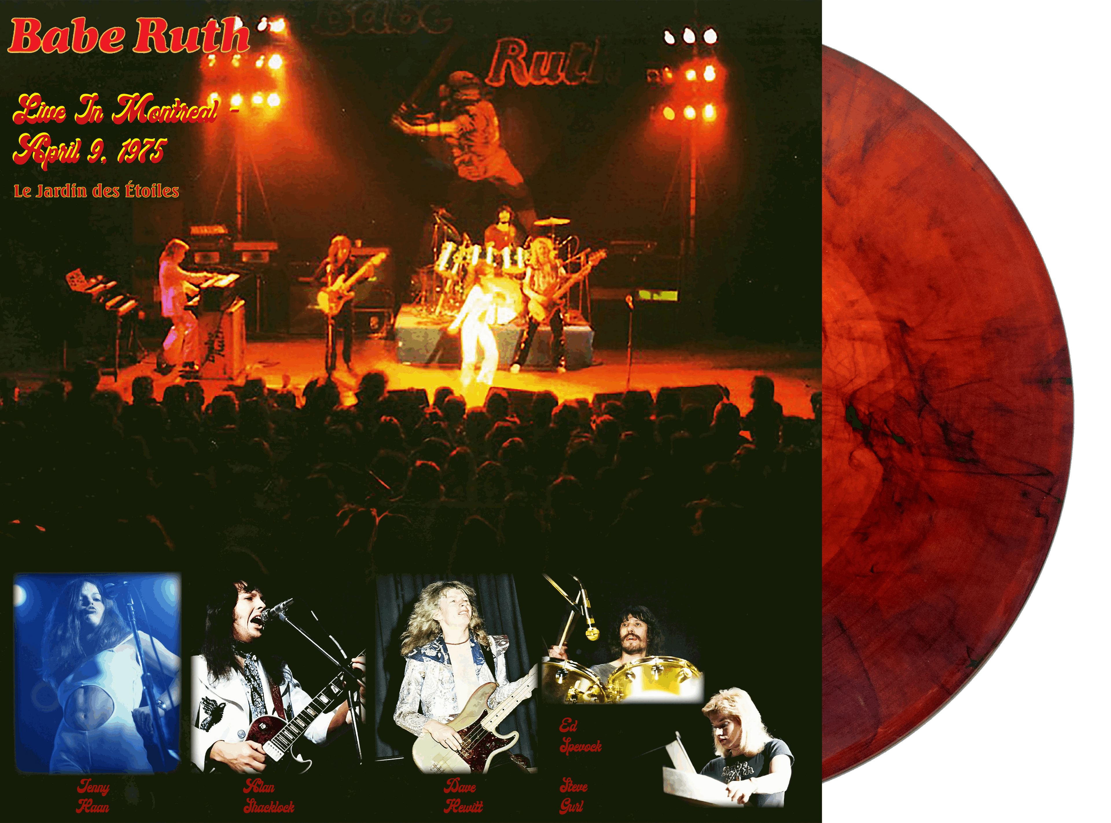 Babe Ruth - Live In Montreal April 9, 1975 [LP] Red Marble