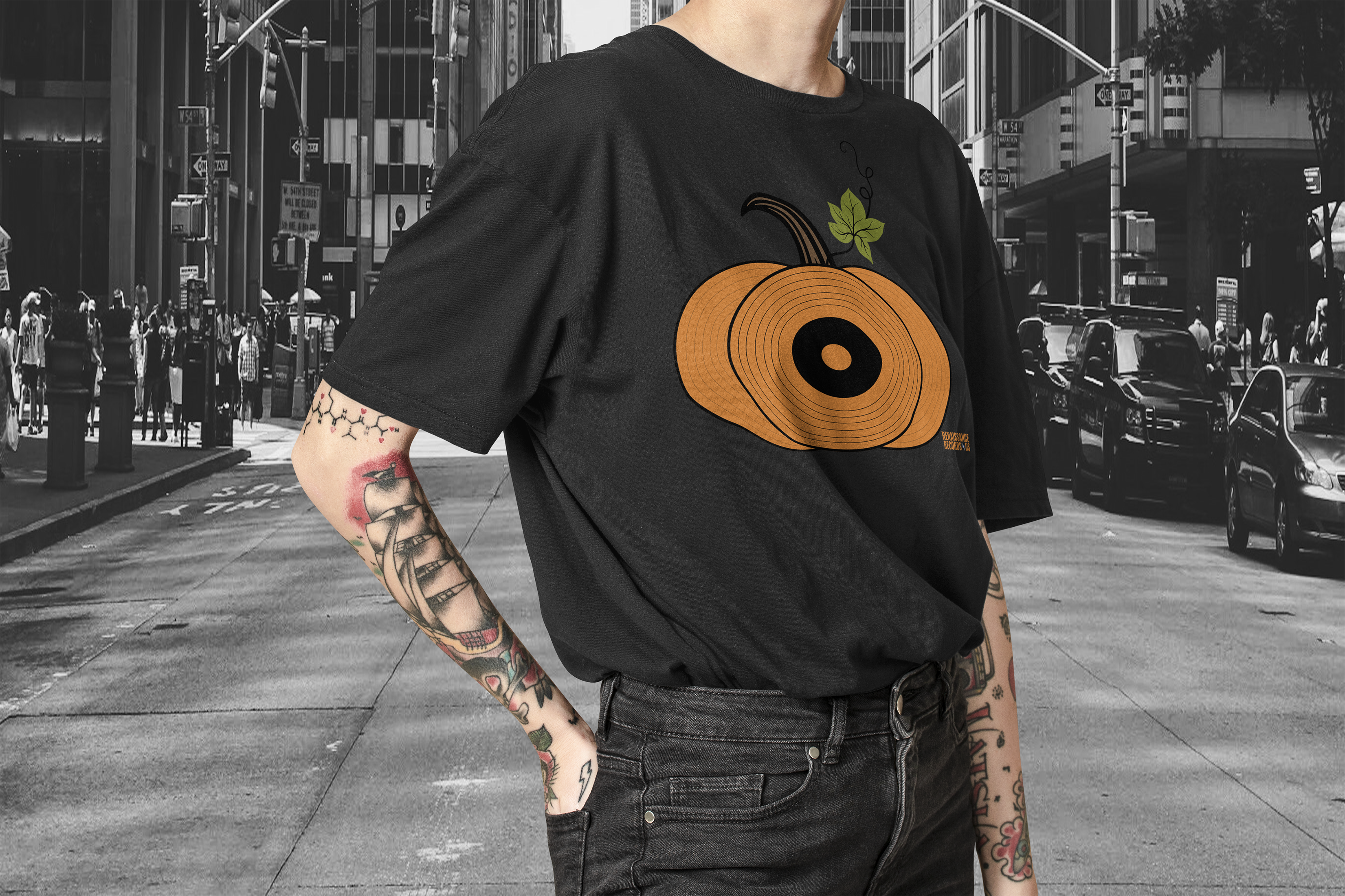 Pumpkin Vinyl Shirt | RRUS Limited Edition Halloween Collection